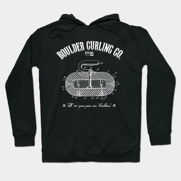 Boulder Curling Co - Curling Rock Hoodie by itscurling